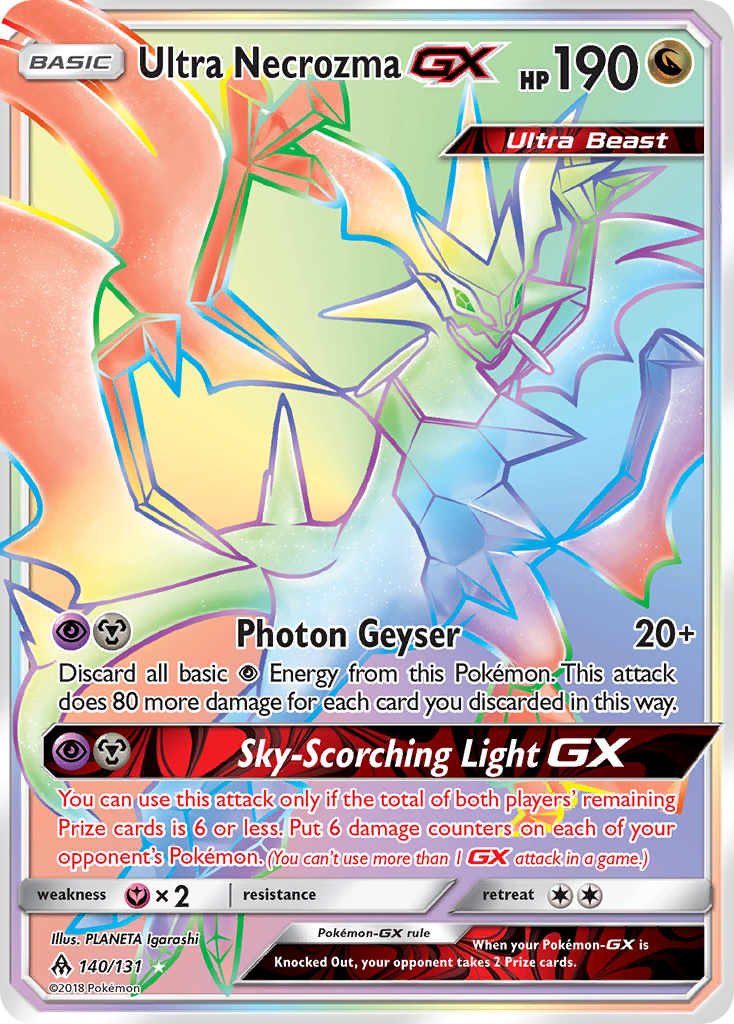 Ultra Necrozma GX (Secret) (140) [SM - Forbidden Light] - Deck Out Gaming