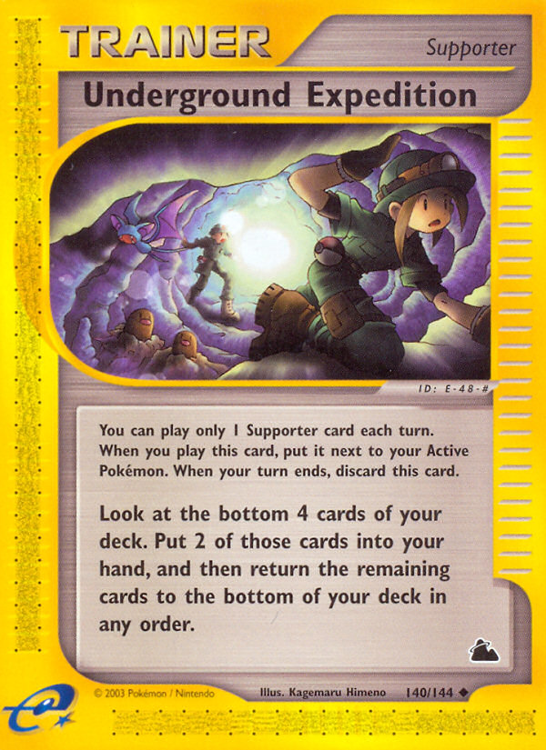 Underground Expedition (140) [Skyridge] Reverse Holofoil - Deck Out Gaming