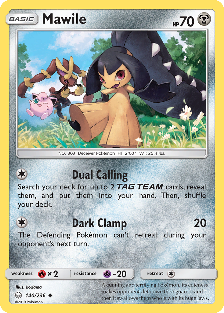 Mawile (140/236) [SM - Cosmic Eclipse] Reverse Holofoil - Deck Out Gaming