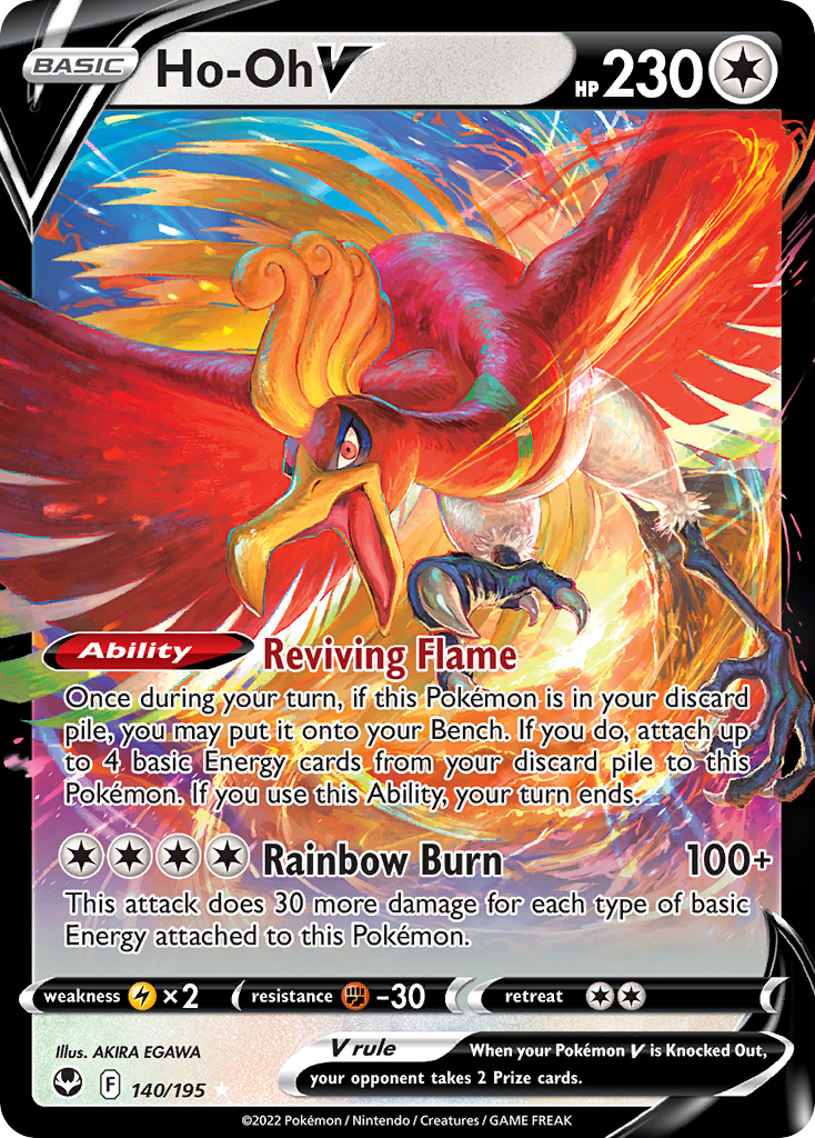 Ho-oh V (140/195) [Sword & Shield: Silver Tempest] - Deck Out Gaming