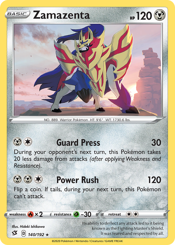 Zamazenta (140/192) [SWSH02: Rebel Clash] - Deck Out Gaming