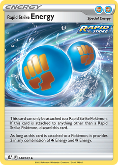 Rapid Strike Energy [SWSH05: Battle Styles] Reverse Holofoil - Deck Out Gaming