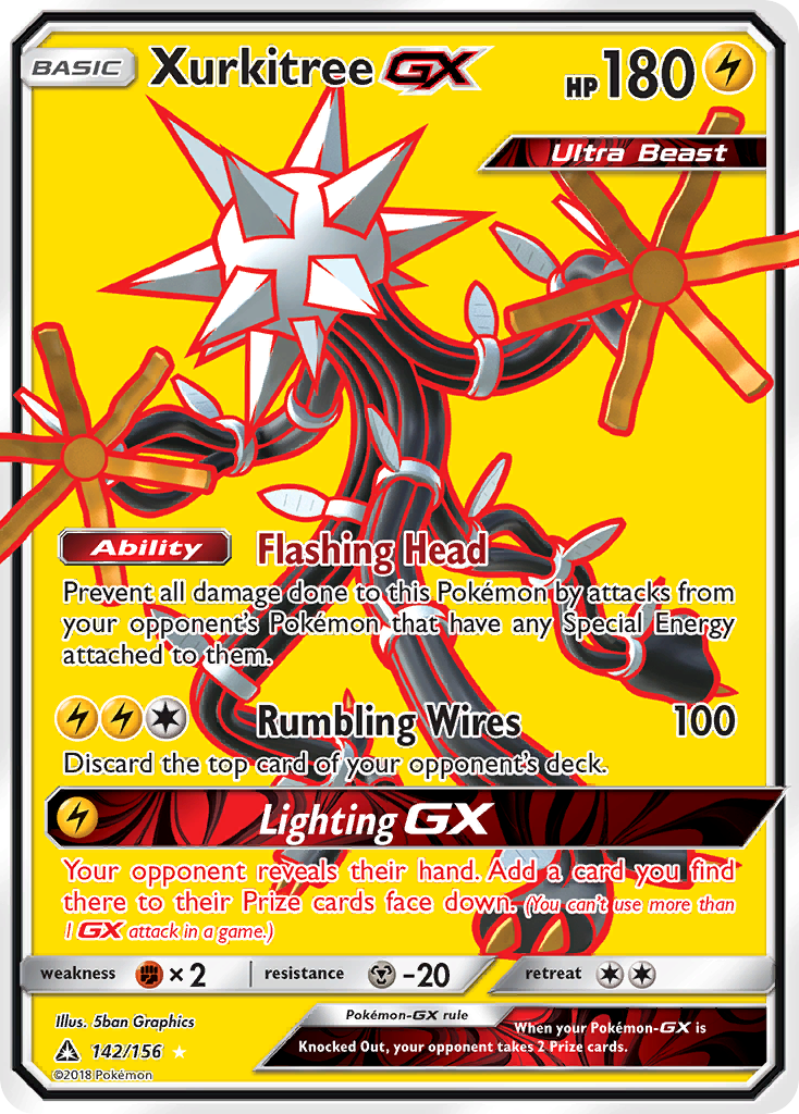 Xurkitree GX (Full Art) (142) [SM - Ultra Prism] - Deck Out Gaming