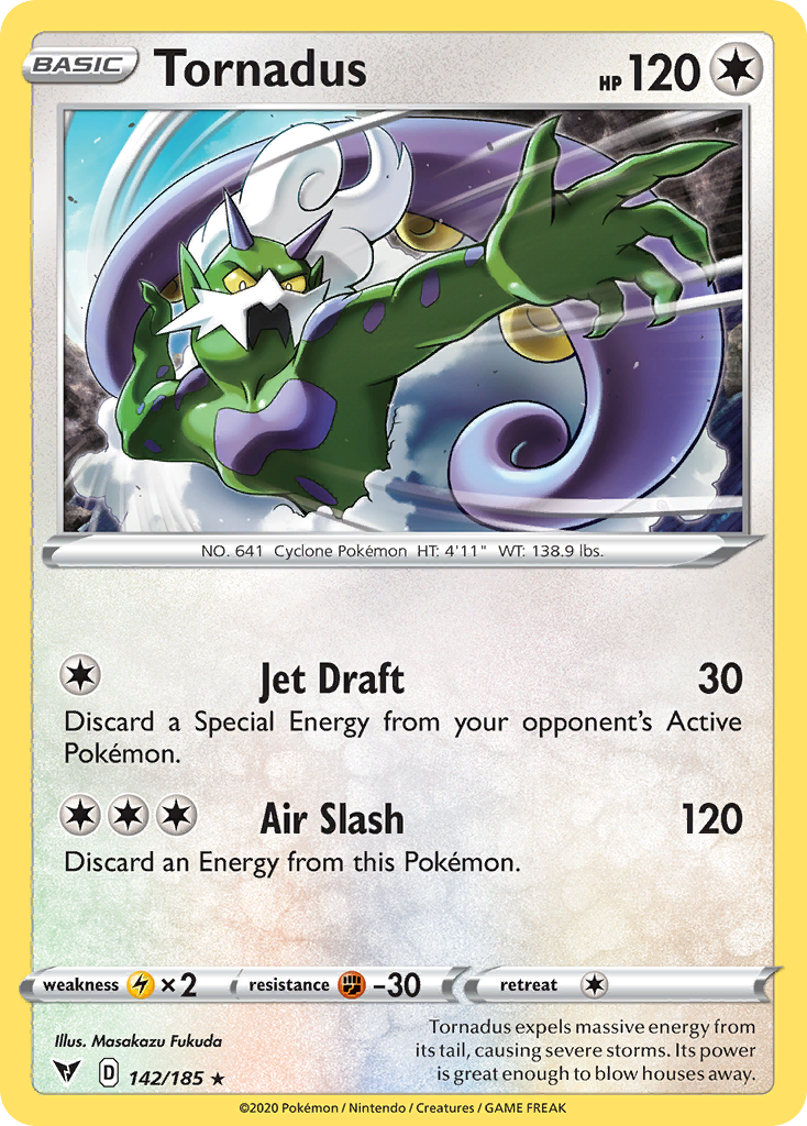 Tornadus [SWSH04: Vivid Voltage] Reverse Holofoil - Deck Out Gaming