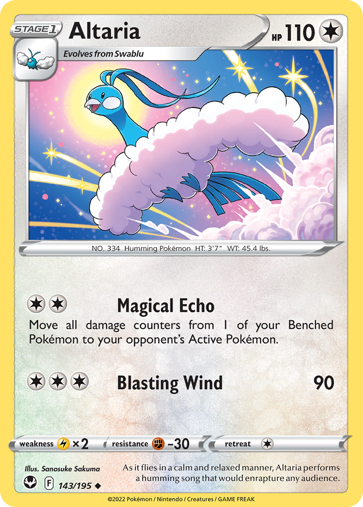 Altaria (143/195) [Sword & Shield: Silver Tempest] - Deck Out Gaming