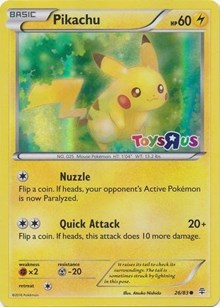 Pikachu (Toys R Us Promo) (26) [Miscellaneous Cards & Products] - Deck Out Gaming