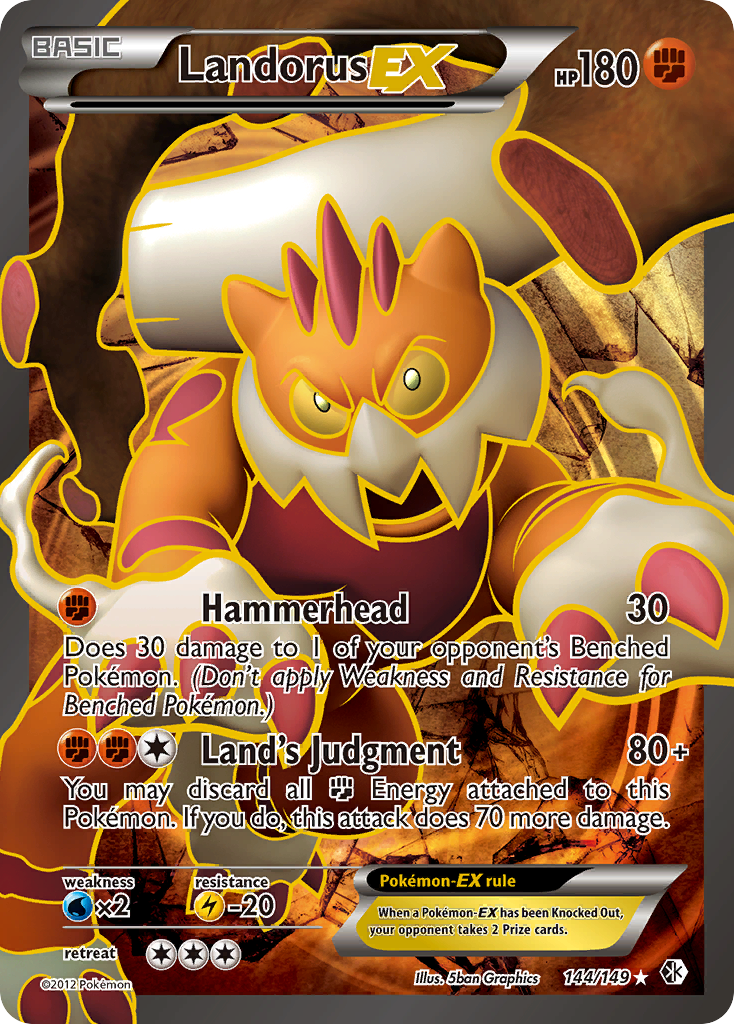 Landorus EX (144 Full Art) (144) [Boundaries Crossed] - Deck Out Gaming