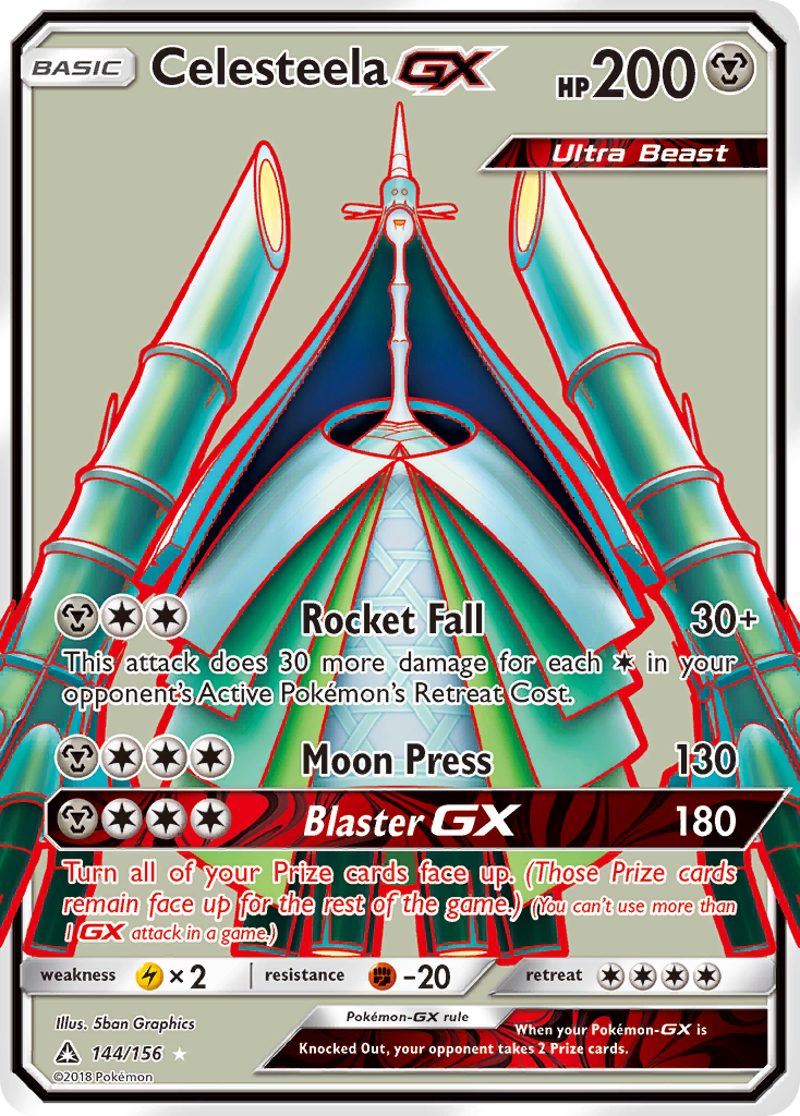 Celesteela GX (Full Art) (144) [SM - Ultra Prism] - Deck Out Gaming