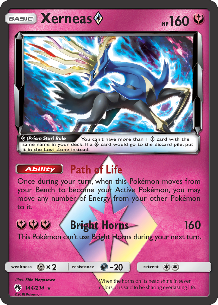 Xerneas Prism Star (144) [SM - Lost Thunder] - Deck Out Gaming