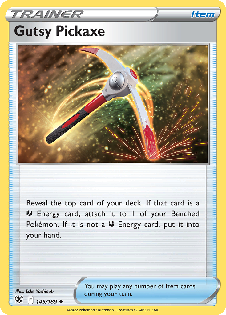 Gutsy Pickaxe (145/189) [Sword & Shield: Astral Radiance] Reverse Holofoil - Deck Out Gaming