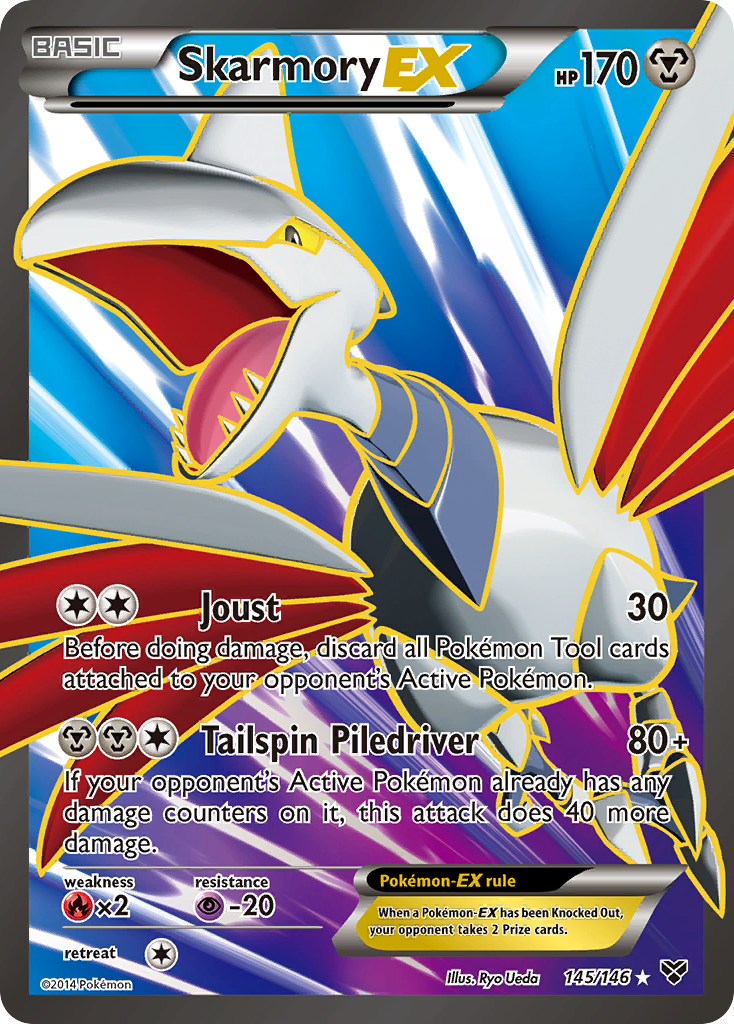 Skarmory EX (145 Full Art) (145) [XY Base Set] - Deck Out Gaming