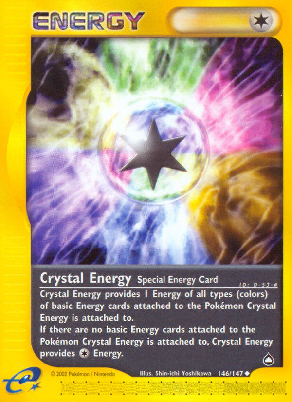 Crystal Energy (146) [Aquapolis] Reverse Holofoil
