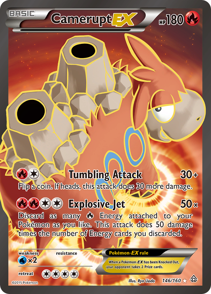 Camerupt EX (146 Full Art) (146) [XY - Primal Clash] - Deck Out Gaming