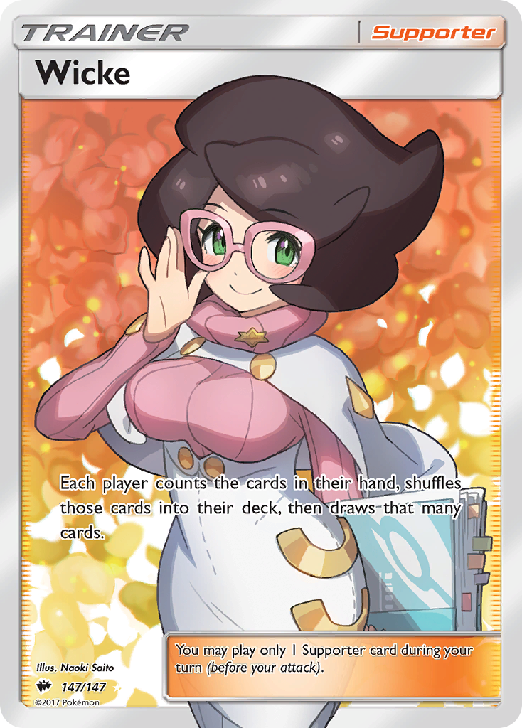 Wicke (Full Art) (147) [SM - Burning Shadows] - Deck Out Gaming