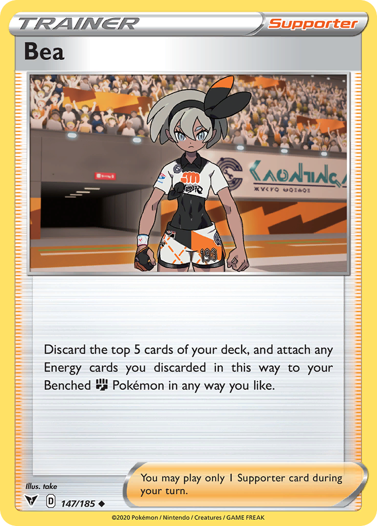 Bea [SWSH04: Vivid Voltage] Reverse Holofoil - Deck Out Gaming