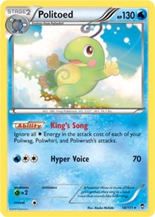 Politoed (Cosmos Holo) (18) [Miscellaneous Cards & Products]