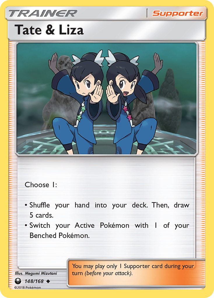 Tate & Liza (148) [SM - Celestial Storm] Reverse Holofoil - Deck Out Gaming