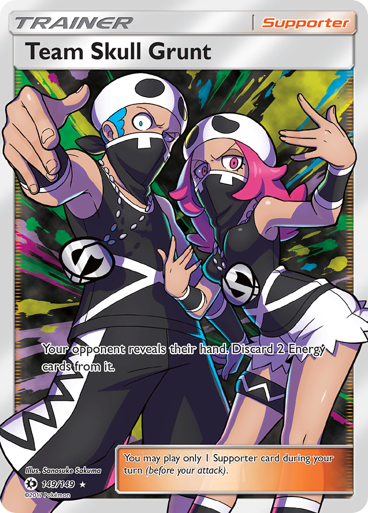 Team Skull Grunt (Full Art) (149) [SM Base Set] - Deck Out Gaming