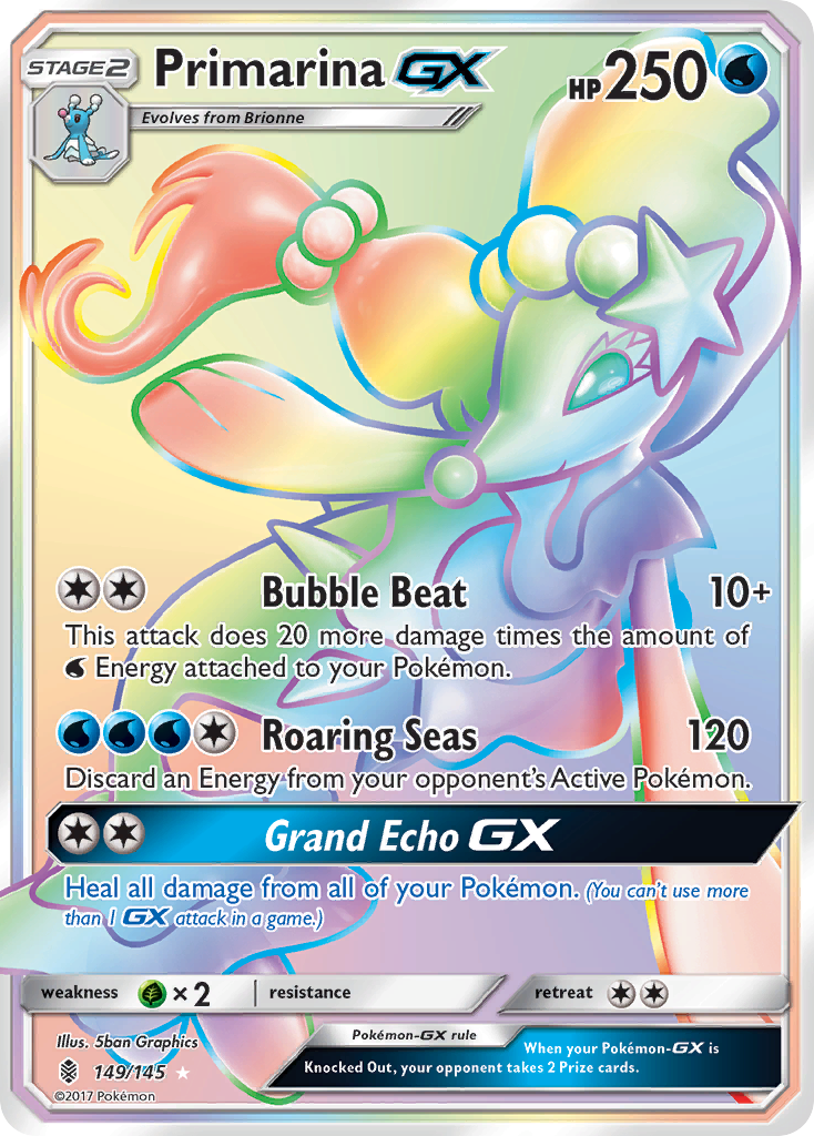 Primarina GX (Secret) (149) [SM - Guardians Rising] - Deck Out Gaming