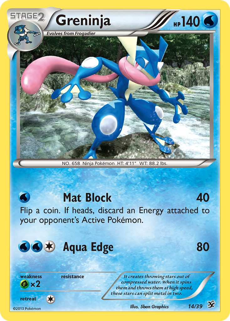 Greninja (14) [Kalos Starter Set] Holofoil - Deck Out Gaming