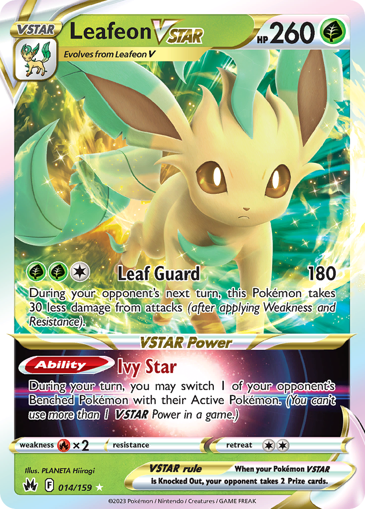 Leafeon VSTAR (014/159) [Sword & Shield: Crown Zenith] - Deck Out Gaming