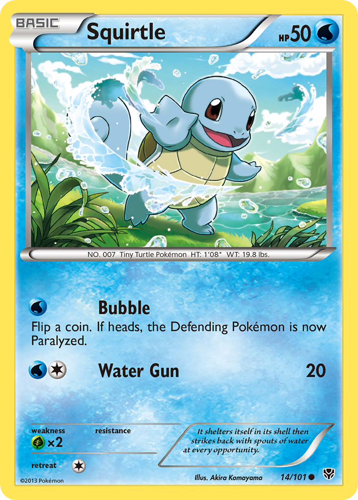 Squirtle (14) [Plasma Blast] Reverse Holofoil - Deck Out Gaming
