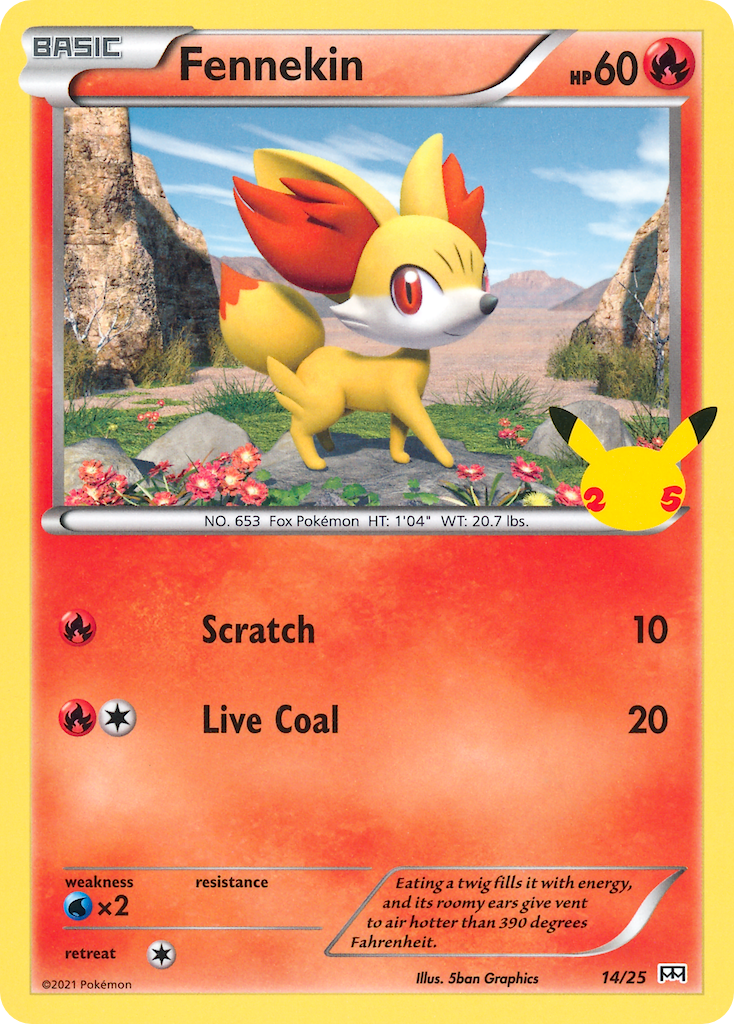 Fennekin [McDonald's 25th Anniversary Promos] - Deck Out Gaming