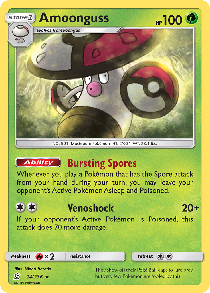 Amoonguss (14/236) [Sun & Moon: Unified Minds] - Deck Out Gaming