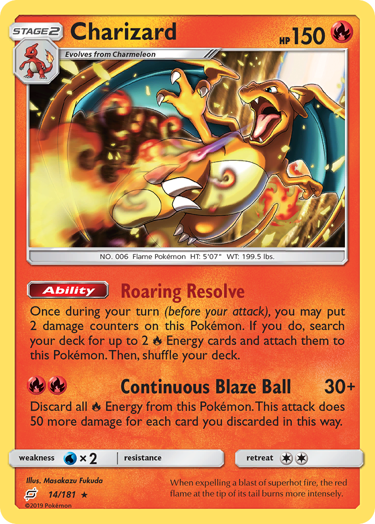 Charizard (14/181) [Sun & Moon: Team Up] - Deck Out Gaming