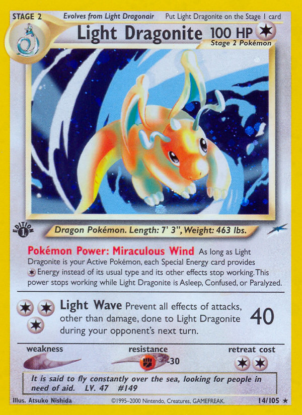 Light Dragonite (14) [Neo Destiny] - Deck Out Gaming