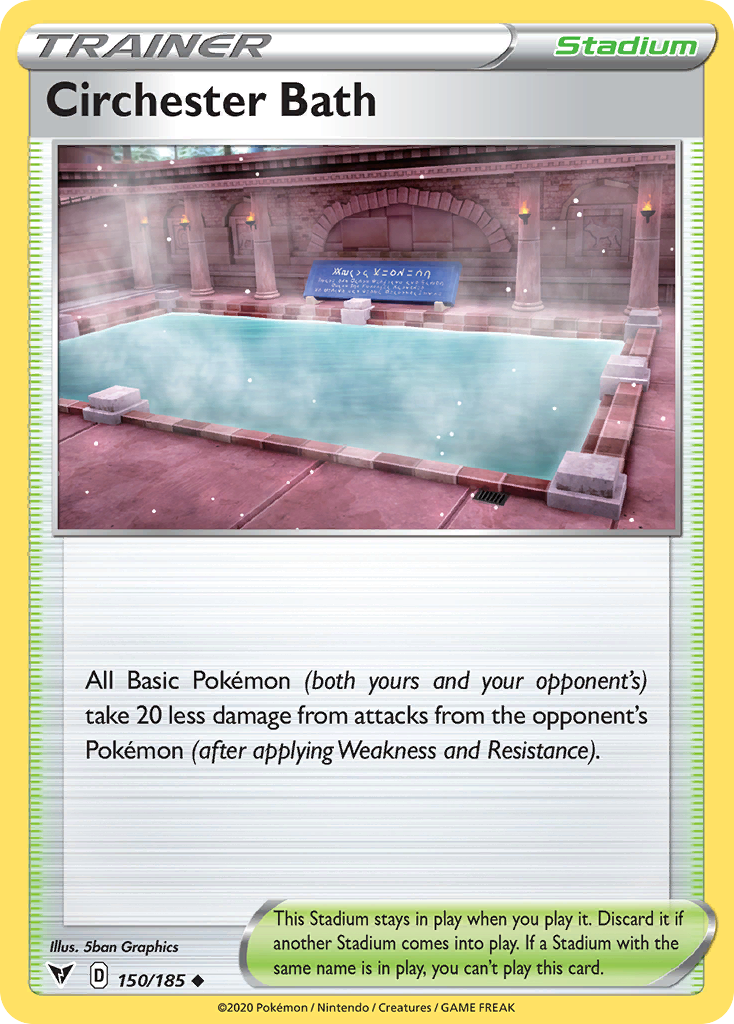 Circhester Bath [SWSH04: Vivid Voltage] Reverse Holofoil - Deck Out Gaming