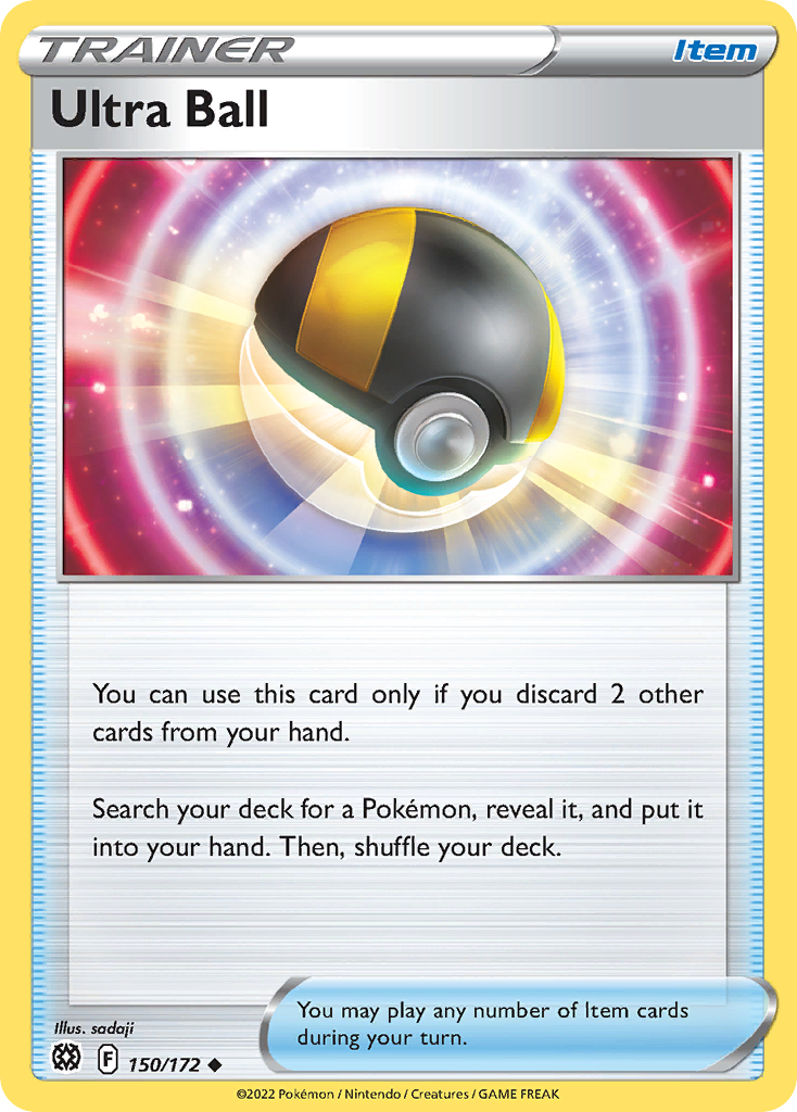 Ultra Ball (150/172) [Sword & Shield: Brilliant Stars] Reverse Holofoil - Deck Out Gaming