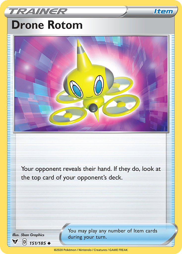 Drone Rotom [SWSH04: Vivid Voltage] Reverse Holofoil - Deck Out Gaming