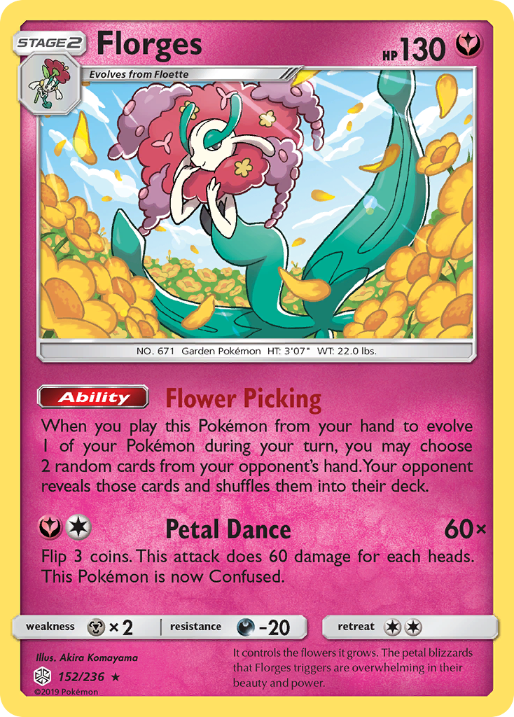 Florges (152/236) [SM - Cosmic Eclipse] Reverse Holofoil - Deck Out Gaming