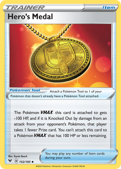 Hero's Medal [SWSH04: Vivid Voltage] Reverse Holofoil - Deck Out Gaming