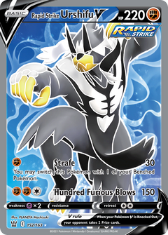 Rapid Strike Urshifu V (Full Art) [SWSH05: Battle Styles] - Deck Out Gaming