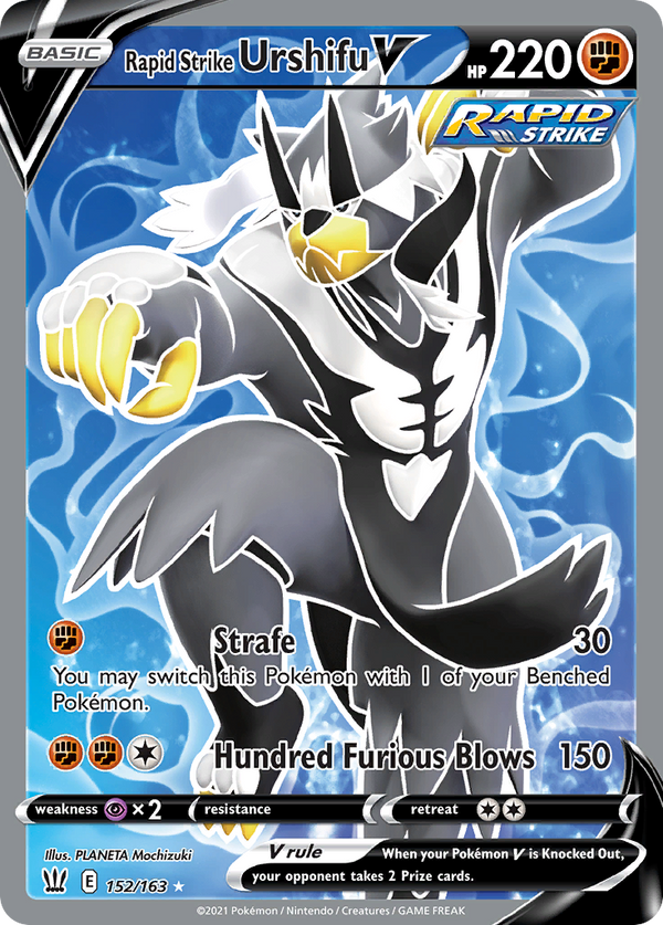 Rapid Strike Urshifu V (Full Art) [SWSH05: Battle Styles] - Deck Out Gaming
