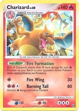 Charizard - 1/99 (Cracked Ice Holo) (1) [Miscellaneous Cards & Products]
