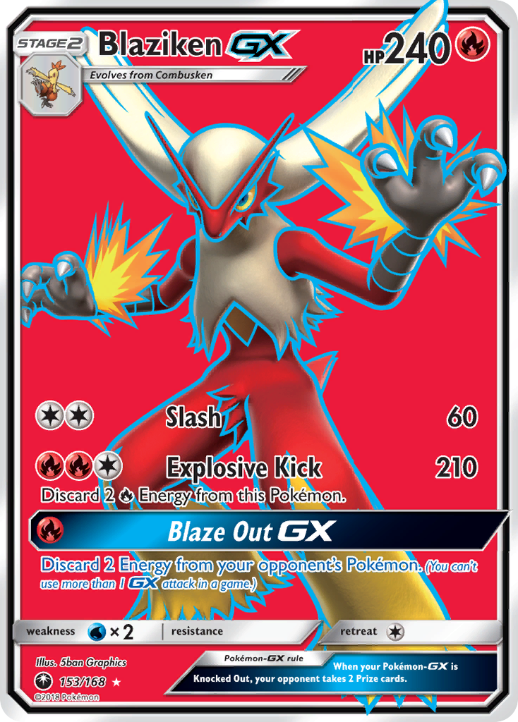 Blaziken GX (Full Art) (153) [SM - Celestial Storm] - Deck Out Gaming