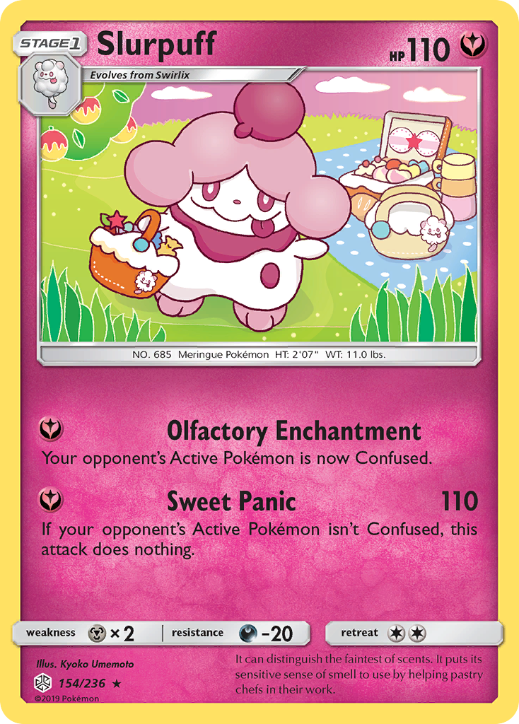 Slurpuff (154/236) [SM - Cosmic Eclipse] Reverse Holofoil - Deck Out Gaming