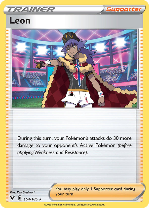 Leon [SWSH04: Vivid Voltage] - Deck Out Gaming