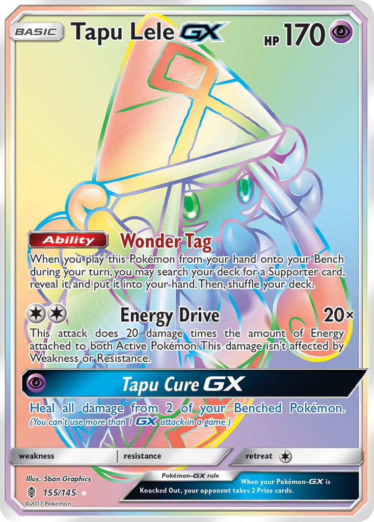 Tapu Lele GX (Secret) (155) [SM - Guardians Rising] - Deck Out Gaming