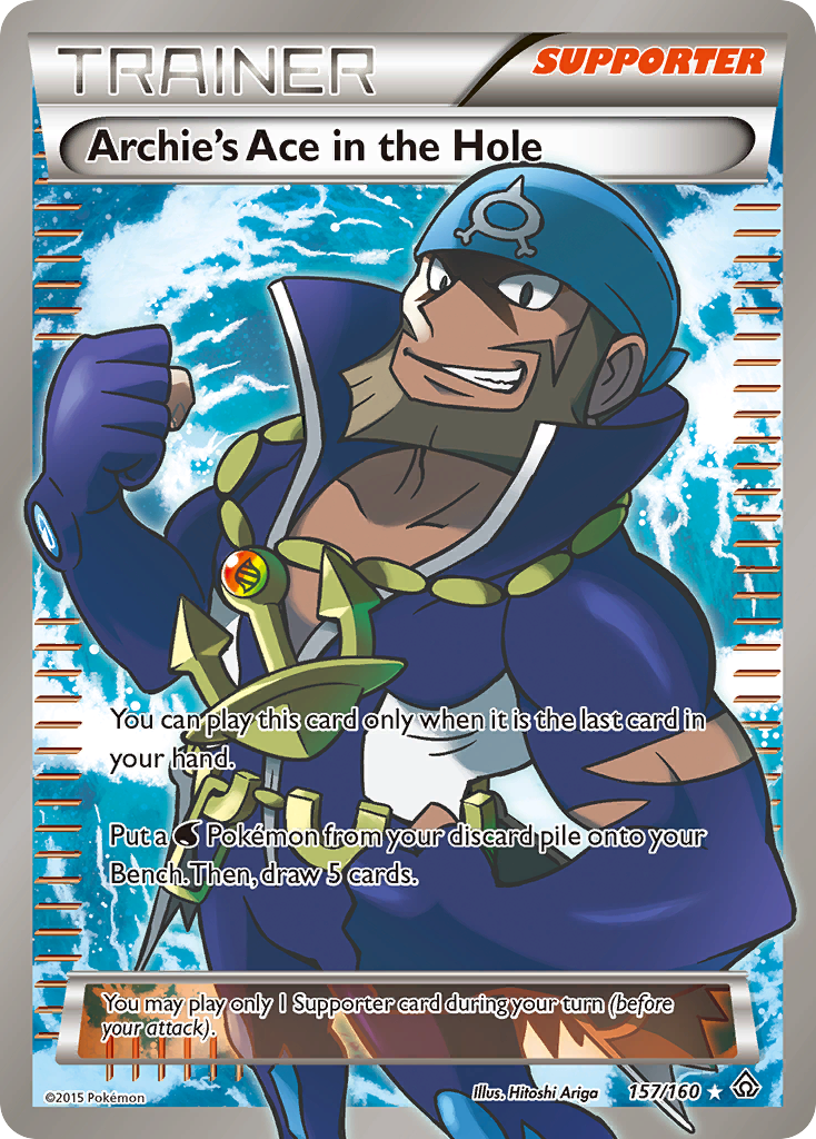 Archie's Ace in the Hole (157 Full Art) (157) [XY - Primal Clash]