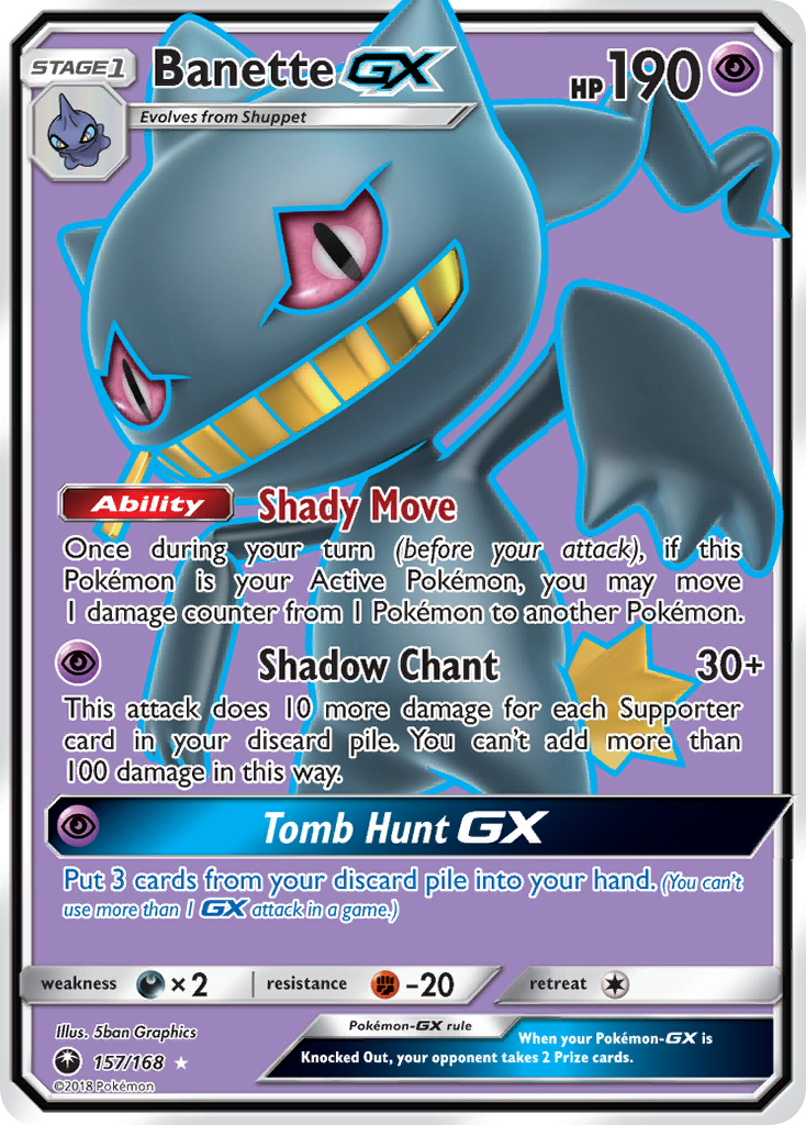 Banette GX (Full Art) [SM - Celestial Storm] - Deck Out Gaming