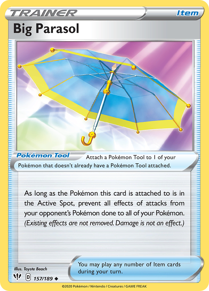 Big Parasol (157/189) [SWSH03: Darkness Ablaze]