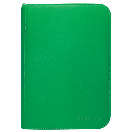 Ultra Pro Vivid 4-Pocket Zippered PRO-Binder - Green
