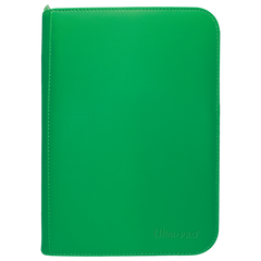 Ultra Pro Vivid 4-Pocket Zippered PRO-Binder - Green - Deck Out Gaming