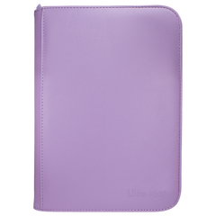 Ultra Pro Vivid 4-Pocket Zippered PRO-Binder - Purple - Deck Out Gaming