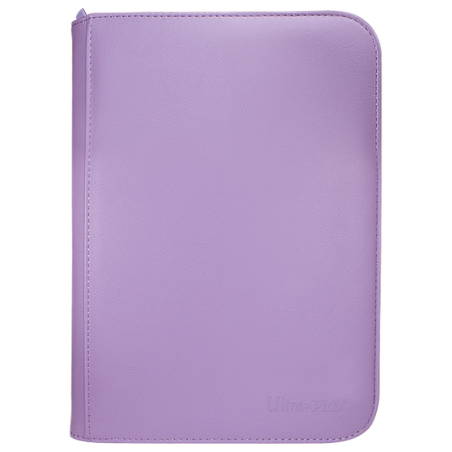Ultra Pro Vivid 4-Pocket Zippered PRO-Binder - Purple - Deck Out Gaming