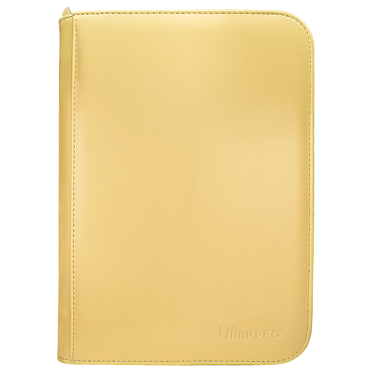 Ultra Pro Vivid 4-Pocket Zippered PRO-Binder - Yellow - Deck Out Gaming